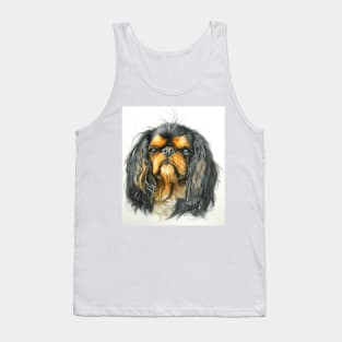 King Charles Spaniel Portrait Tank Top